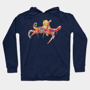 Cool Graphic Octopus Apparel - Octopus Kraken Marine Animal Collection Hoodie